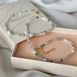 Halskde FRESA Forgyldt slv