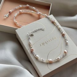 Halskde FRESA ROSE Sterling slv