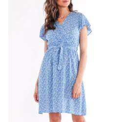 Blomster Kjole mini viskose