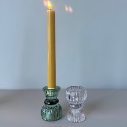 Lysestage vendbar glas