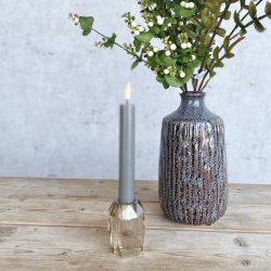 Lysestage diamant D5x7 glas