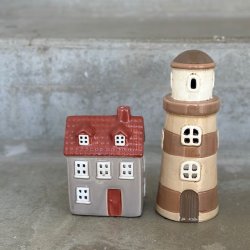 Fyrtrn til fyrfadslys Keramik