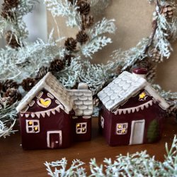 Pakketilbud lyshuse til fyrfadslys Keramik