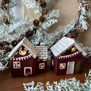 Pakketilbud lyshuse til fyrfadslys Keramik