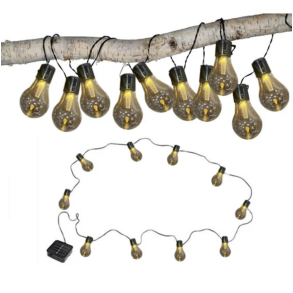 SOLCELLE P�RER lysk�de, L 240CM, SORT