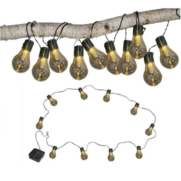 SOLCELLE P�RER lysk�de, L 240CM, SORT