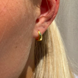 Hoops EMMA 12 mm forgyldt Slv