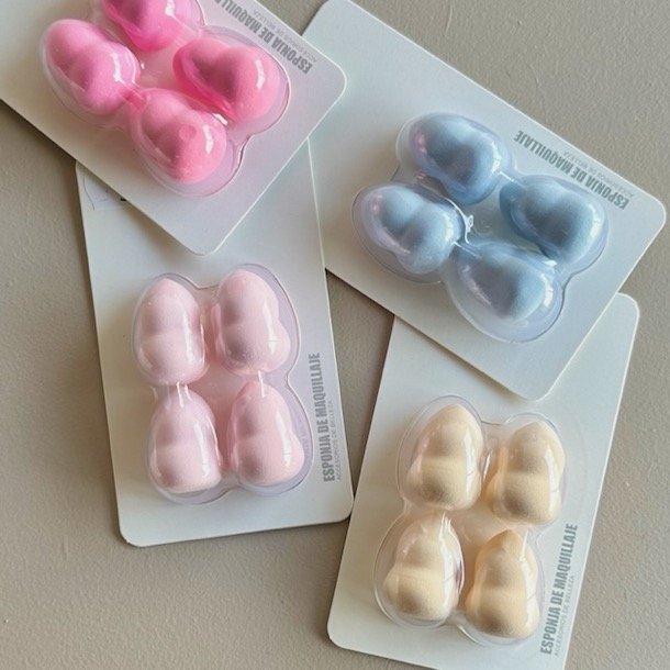 Make up sm svampe st af 4