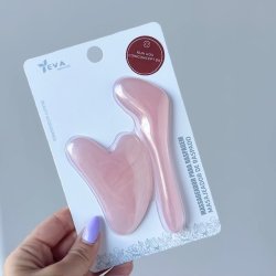 Gua Sha sten Ansigts massage st af 2