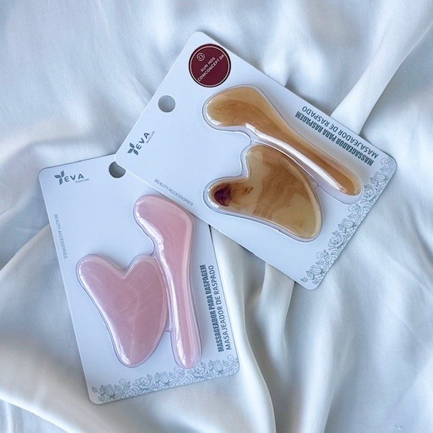 Gua Sha sten Ansigts massage st af 2