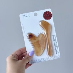 Gua Sha sten Ansigts massage st af 2