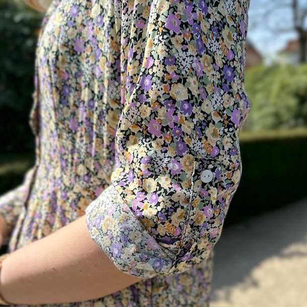 Maxi kjole med Mariah lilac viskose str. S-XL