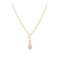 Halsk�de MEADOW ROSE - Forgyldt S�lv