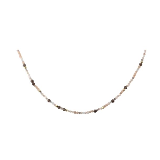 Halsk�de MEADOW ROSE - Forgyldt S�lv