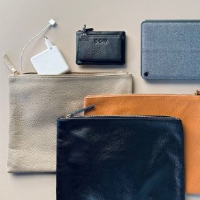 Stor clutch / sleeve skind