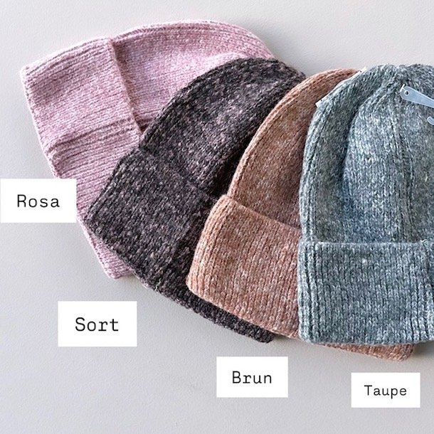 Beanie hue meleret unisex