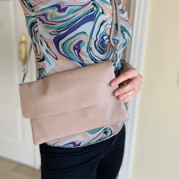 Messenger taske skind