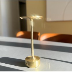 LED Bordlampe messing