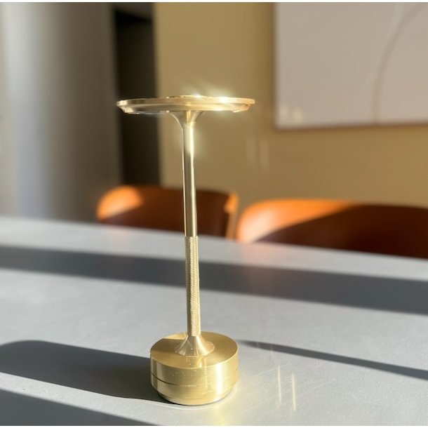 LED Bordlampe messing