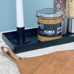 Metal bakke 370x130x20mm