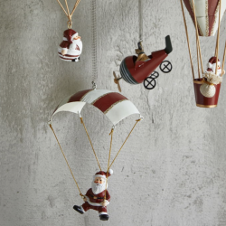 Julefigur faldskrm  med fjeder Metal 