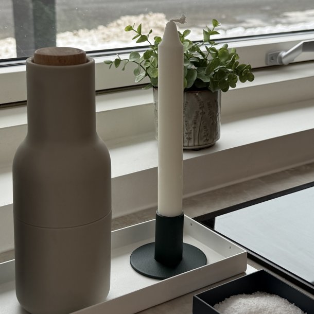 Bord lysestage til kronelys metal diameter 7 cm