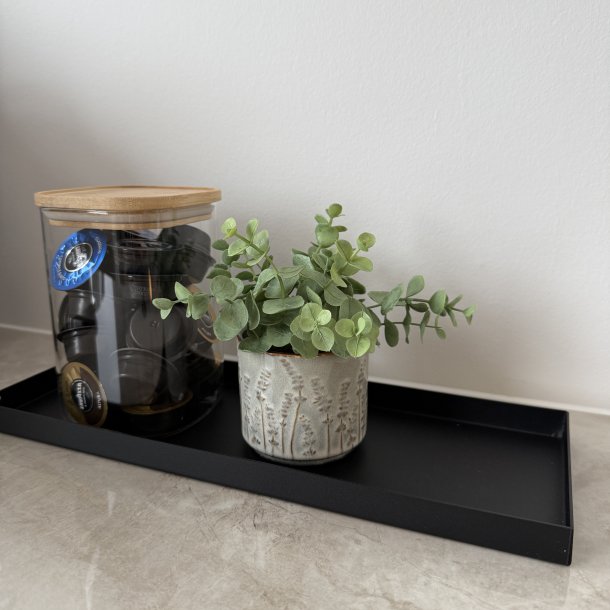 Metal bakke opbevaring 37 x13 x 2 cm