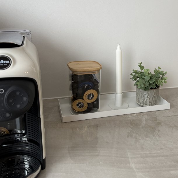 Metal bakke opbevaring 37 x13 x 2 cm