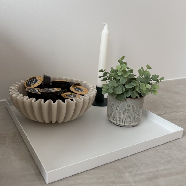 Metal bakke kvadrat 300x300x20mm