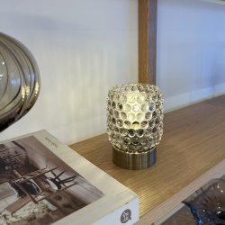 Lampe LED bubbles glas