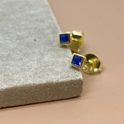 restikker Carolina BL forgyldt slv