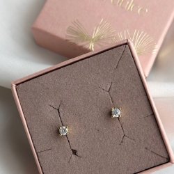 restikker KAYA BIG CLEAR forgyldt slv