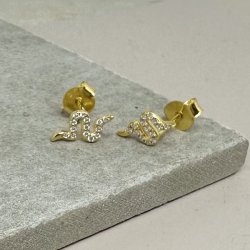 restikker DARLING SNAKE Forgyldt Slv