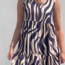 Kjole Zenna str. S-XL viskose