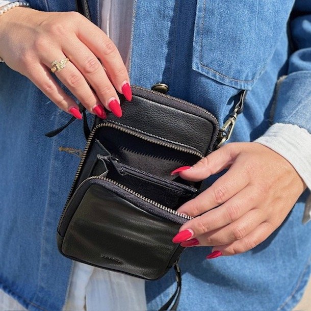 Gaia mobiltaske Skind