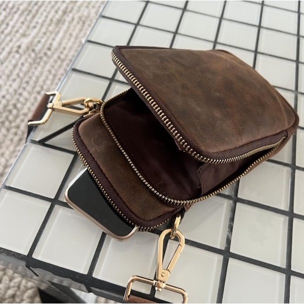 Beth mobiltaske skind