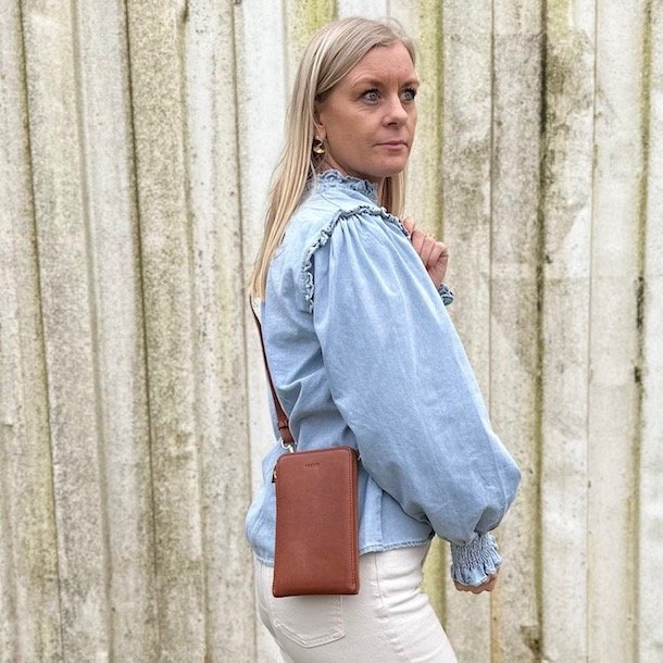 Esly mobiltaske skind