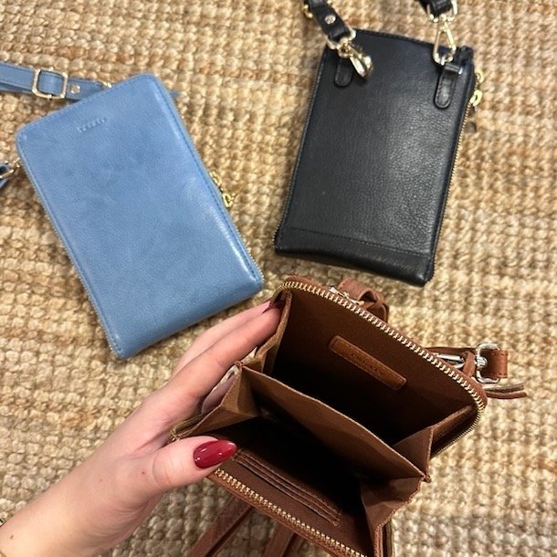 Esly mobiltaske skind