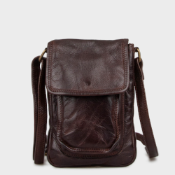 Troy mobiltaske skind