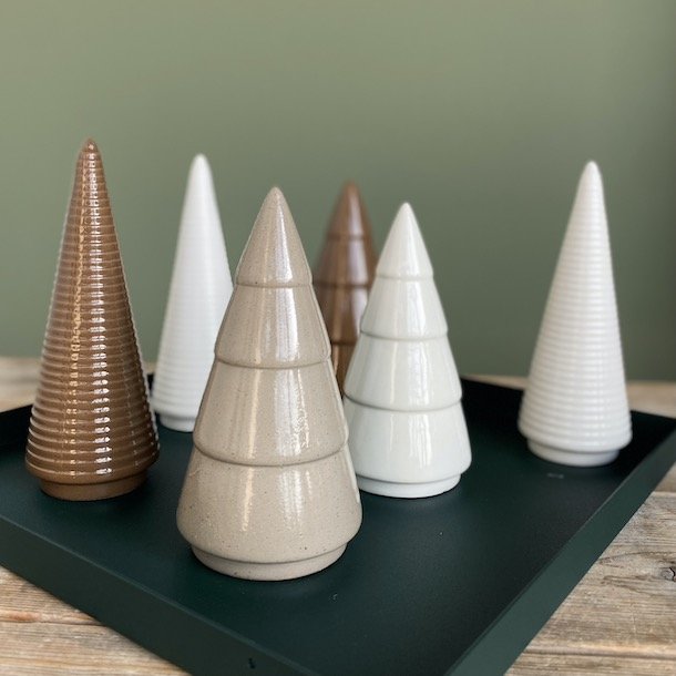 Juletr riller porceln