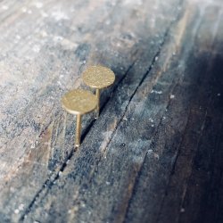 �restikker - M�nt 6mm Forgyldt s�lv