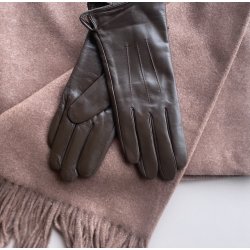 Klassiske skind handsker Fleeceforede lammeskind str 6,5-8