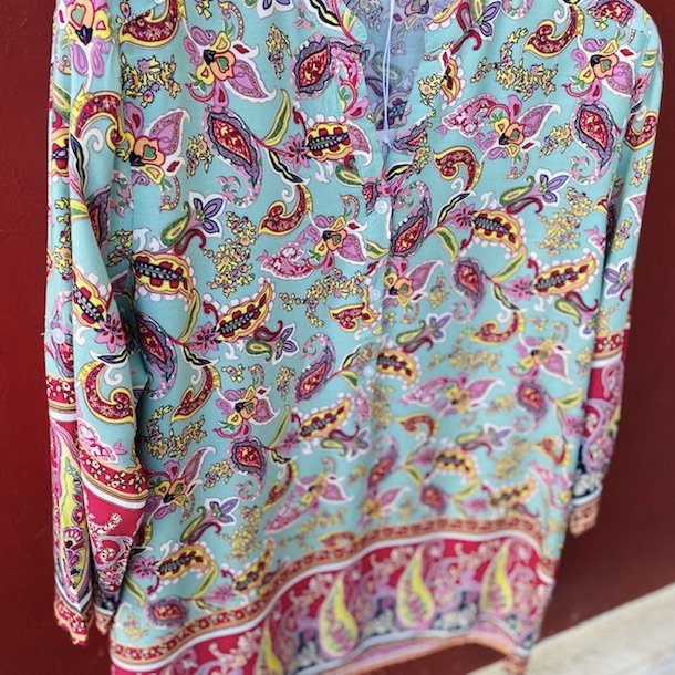 Tunika paisley 100% viskose str. L-XXL