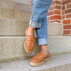 Mokkasiner cognac skind str. 36-41