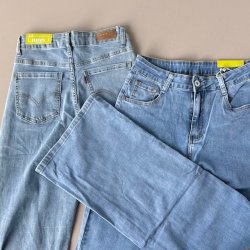 Jeans straight leg super stretchy str. XS-XL