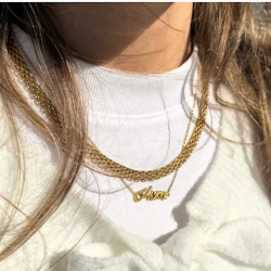 Halskde GLOW MOM vandfast 18kt. forgyldt 