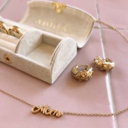 Halskde GLOW MOM vandfast 18kt. forgyldt 