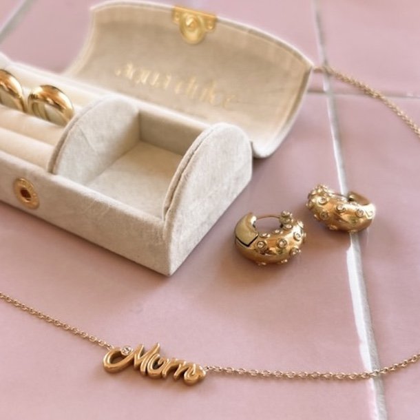 Halskde GLOW MOM vandfast 18kt. forgyldt 