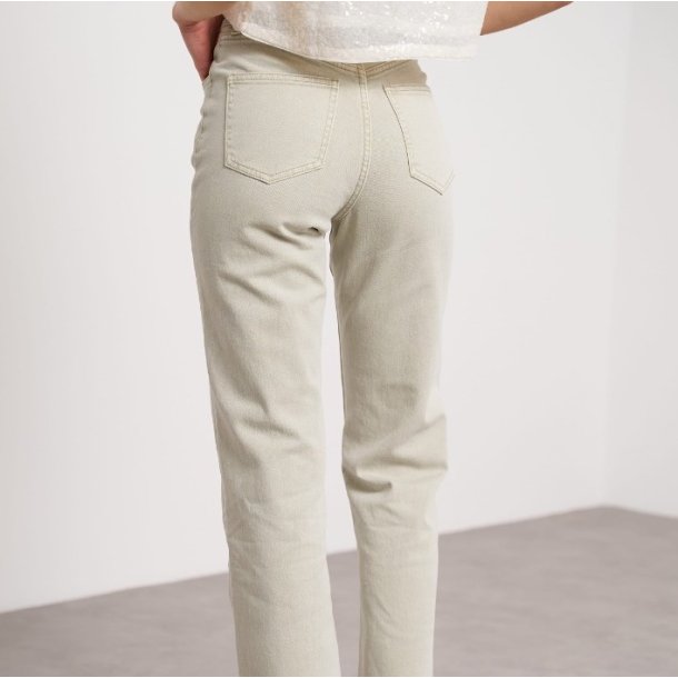 Hjtaljede Jeans Lys Grn
