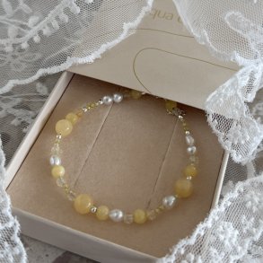   Armb�nd MOONLIGHT PEARL 17 + 3 CM - S�lv